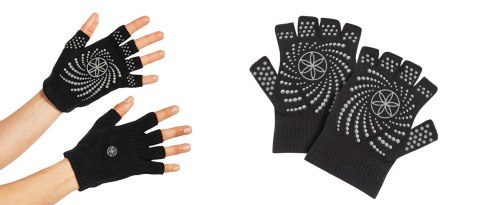 GAIAM RĘKAWICZKI ANTYPOŚLIZGOWE BEZ PALCÓW CZARNY/SZARY 54029 GAIAM RĘKAWICZKI ANTYPOŚLIZGOWE BEZ PALCÓW CZARNY/SZARY 54029