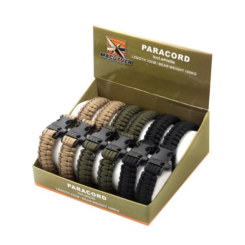 MACGYVER BRANSOLETKA PRZETRWANIA - LINKA PARACORD 102255 MACGYVER BRANSOLETKA PRZETRWANIA - LINKA PARACORD 102255