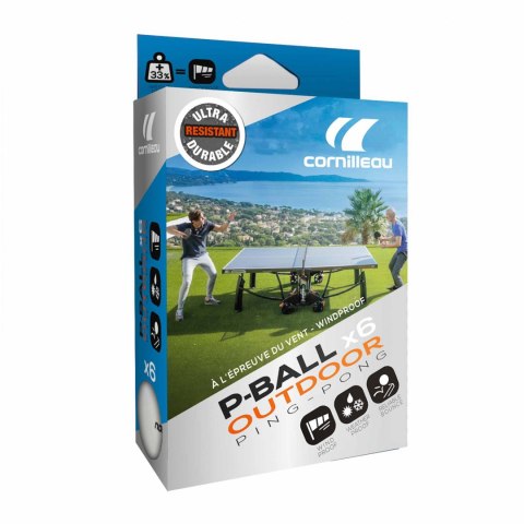 CORNILLEAU PIŁECZKI OUTDOOR BIAŁE 6 SZT. CORNILLEAU PIŁECZKI OUTDOOR BIAŁE 6 SZT.