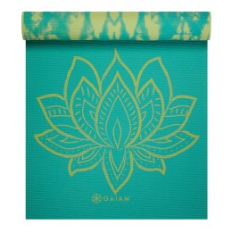 GAIAM MATA DO JOGI DWUSTRONNA TURQUOISE LOTUS 6 MM 62344