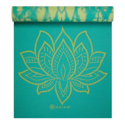 GAIAM MATA DO JOGI DWUSTRONNA TURQUOISE LOTUS 6 MM 62344 GAIAM MATA DO JOGI DWUSTRONNA TURQUOISE LOTUS 6 MM 62344