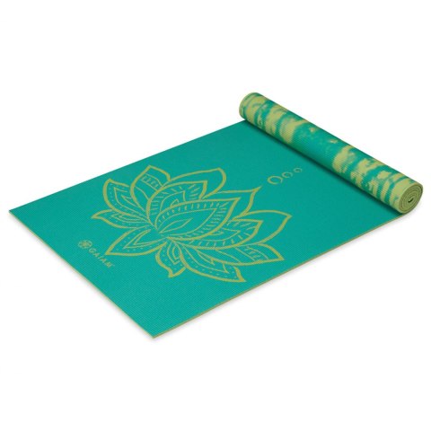 GAIAM MATA DO JOGI DWUSTRONNA TURQUOISE LOTUS 6 MM 62344 GAIAM MATA DO JOGI DWUSTRONNA TURQUOISE LOTUS 6 MM 62344