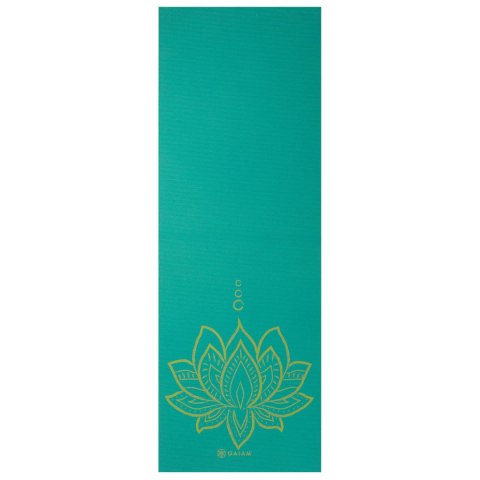 GAIAM MATA DO JOGI DWUSTRONNA TURQUOISE LOTUS 6 MM 62344 GAIAM MATA DO JOGI DWUSTRONNA TURQUOISE LOTUS 6 MM 62344