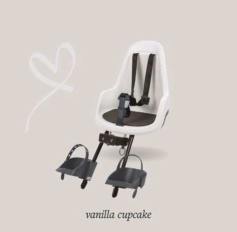 Fotelik rowerowy Bobike GO MINI vanilla cup cake Fotelik rowerowy Bobike GO MINI vanilla cup cake