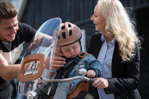Fotelik rowerowy Bobike ONE mini chocolate brown Fotelik rowerowy Bobike ONE mini chocolate brown
