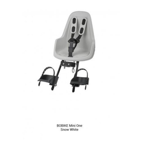 Fotelik rowerowy Bobike ONE mini snow white Fotelik rowerowy Bobike ONE mini snow white