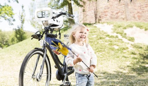 Fotelik rowerowy Bobike ONE mini snow white Fotelik rowerowy Bobike ONE mini snow white