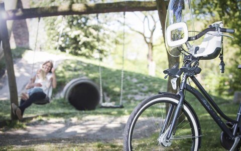 Fotelik rowerowy Bobike ONE mini snow white Fotelik rowerowy Bobike ONE mini snow white