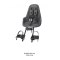 Fotelik rowerowy Bobike ONE mini urban grey