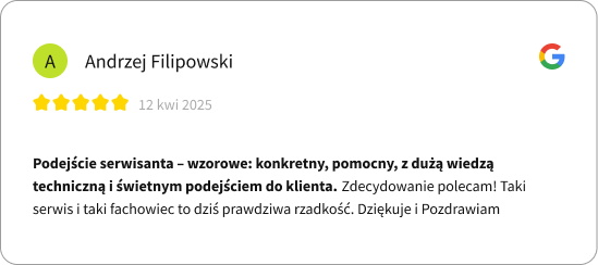 opinia gsport.pl z Google